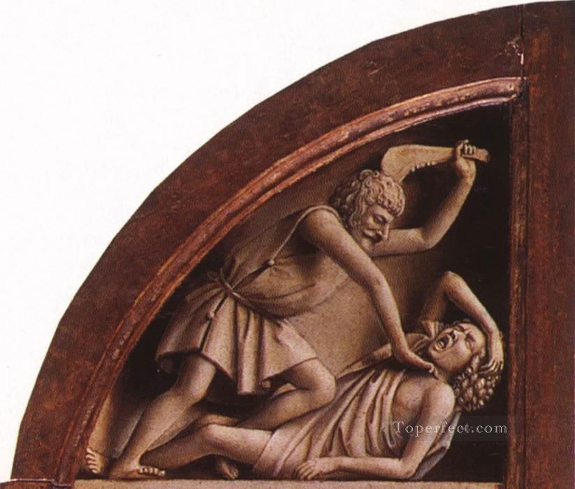 ゲントの祭壇画 アベルの殺害 ルネサンス ヤン・ファン・エイク油絵
